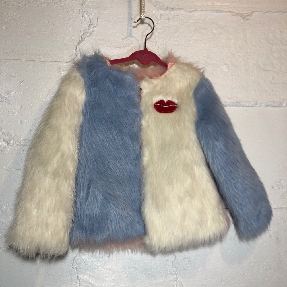 Beaty Johnson Faux Fur Jacket Toddler Girls 3T